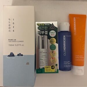Skincare Set: Olehenriksen, Round Lab, VT cosmetics